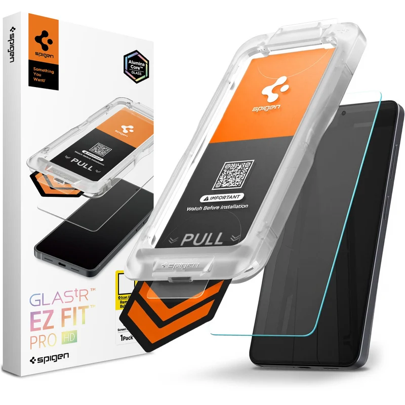 Glas + Applikator für Galaxy S26, Spigen Glas.tR EZ Fit Pro 1-Pack (AC)