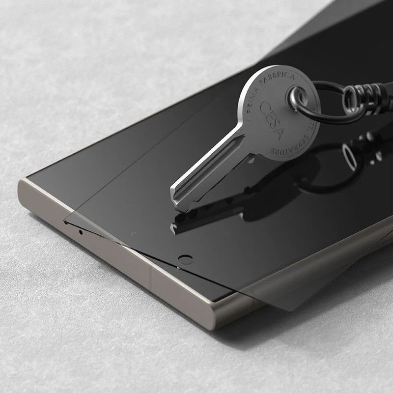 Sichtschutzglas mit Applikator für Galaxy S24 Ultra, Ringke Easy Slide, 2 Stück