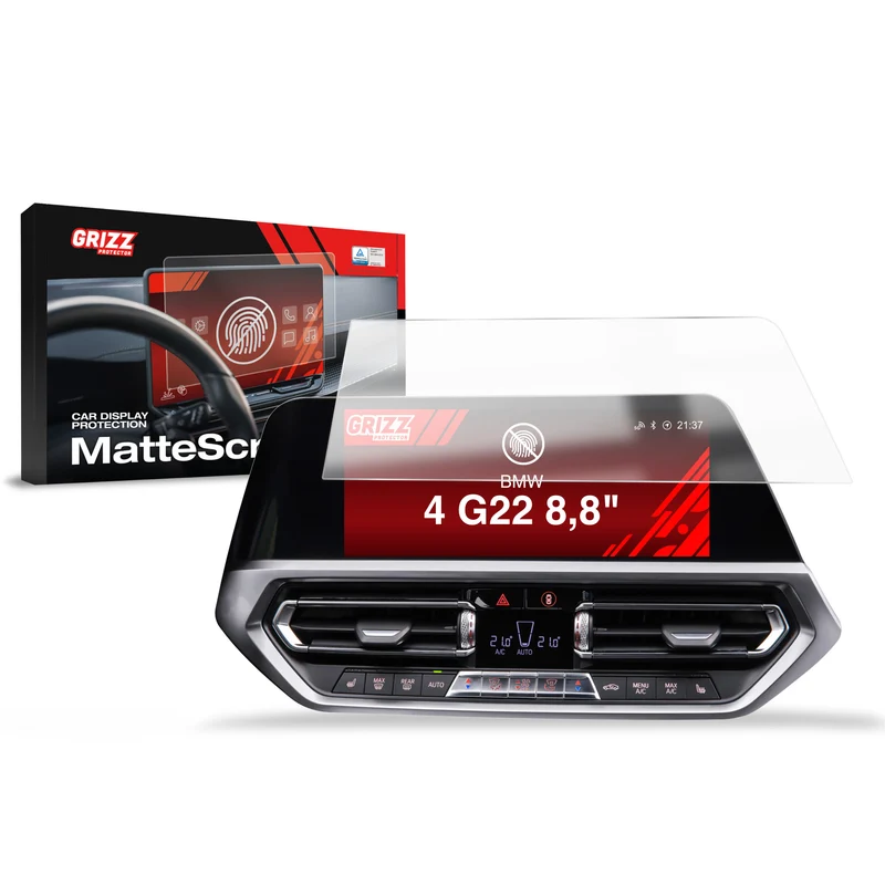 Matte Autodisplayfolie für BMW 4 G22 8,8" (2020-2022), Grizz Protector