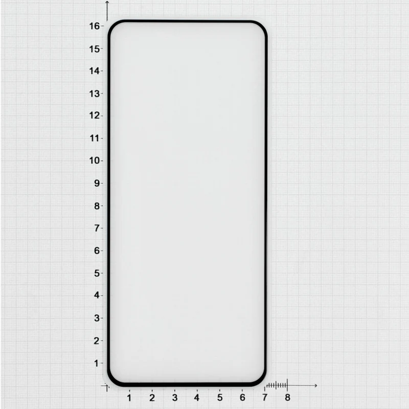 Hartglas für Tecno Spark 20 Pro, Fixed Full Cover 2.5D Tempered Glass, mit Schwarzen Rahmen