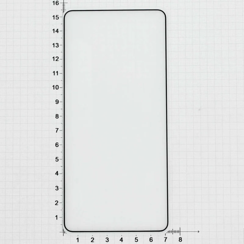 Gehärtetes Glas für Galaxy S25 Edge, Fixed Full Cover 2.5D Tempered Glass, Schwarzen Rahmen
