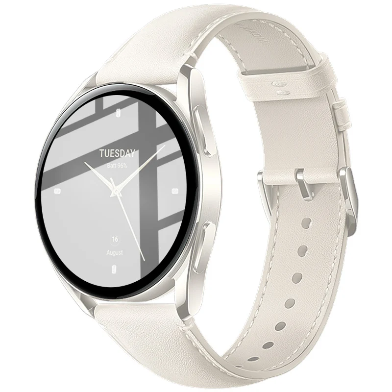 Gehärtetes Glas Bizon Glass Edge für Xiaomi Watch S2 42 mm, Schwarz