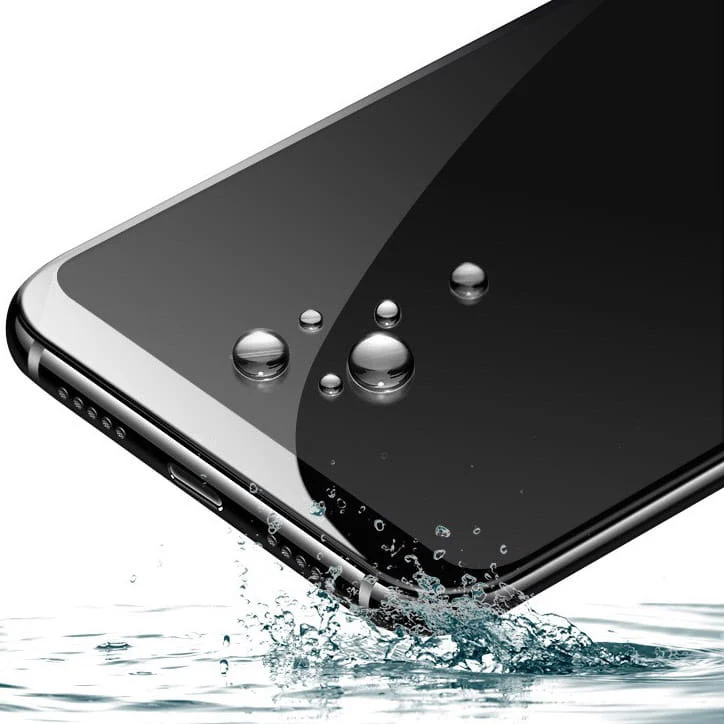 Gehärtetes Glas Bizon Glass Edge für Realme C31, Schwarz