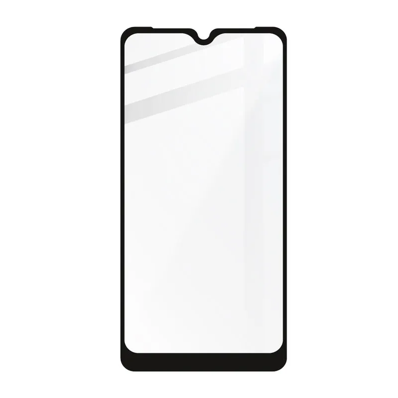 Gehärtetes Glas Bizon Glass Edge für Moto G8 Play, Schwarz