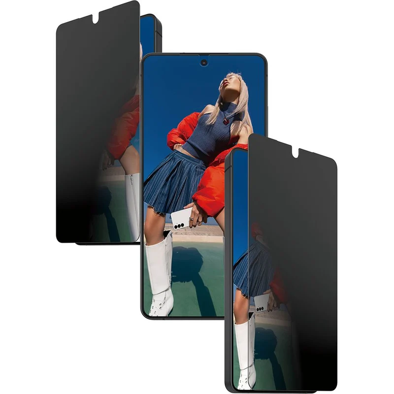Sichtschutzglas mit Applikator für Galaxy S26 Ultra, PanzerGlass 2-Way Privacy Ultra-Wide Fit EasyAligner