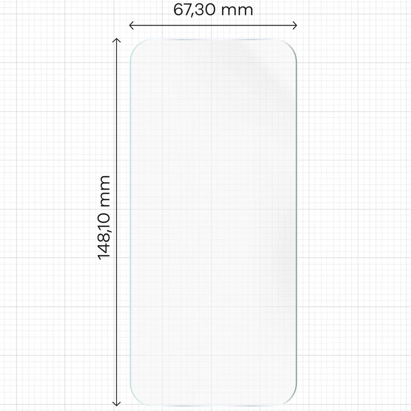 Hydrogel Folie für den Bildschirm für Xiaomi 17, Bizon Film Hydrogel Front Duo, 2 Stück