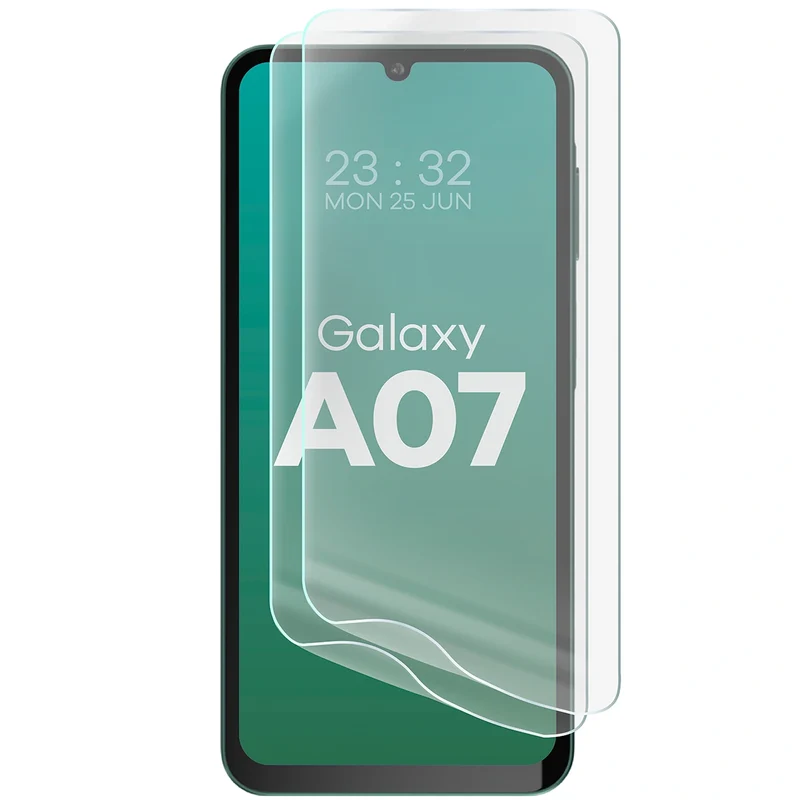 Hydrogel Folie für den Bildschirm für Galaxy A07 4G / 5G, Bizon Film Hydrogel Front Duo, 2 Stück