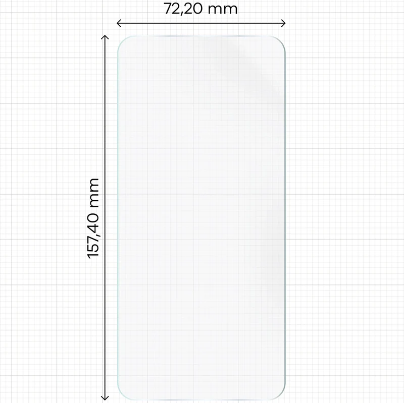 Hydrogel Folie für den Bildschirm für Motorola Signature, Bizon Film Hydrogel Front Duo, 2 Stück