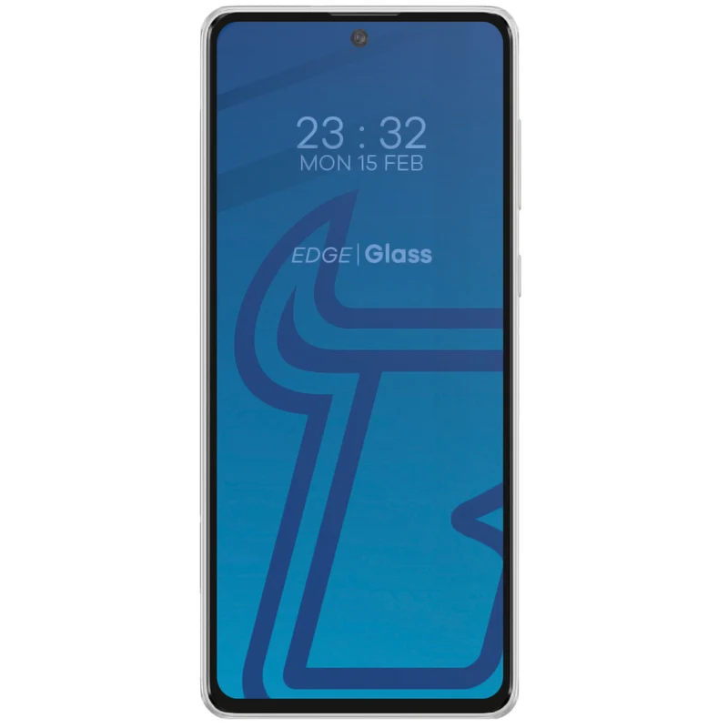 Gehärtetes Glas Bizon Glass Edge für Galaxy A73 5G, Schwarz