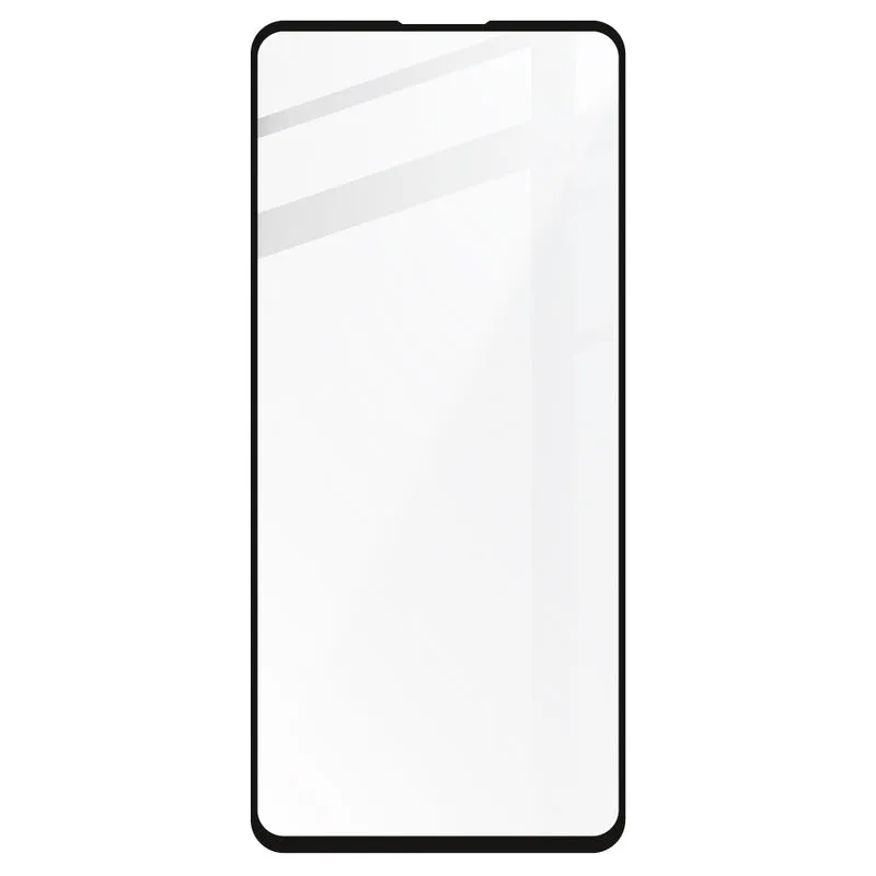 Gehärtetes Glas Bizon Glass Edge für Galaxy A73 5G, Schwarz
