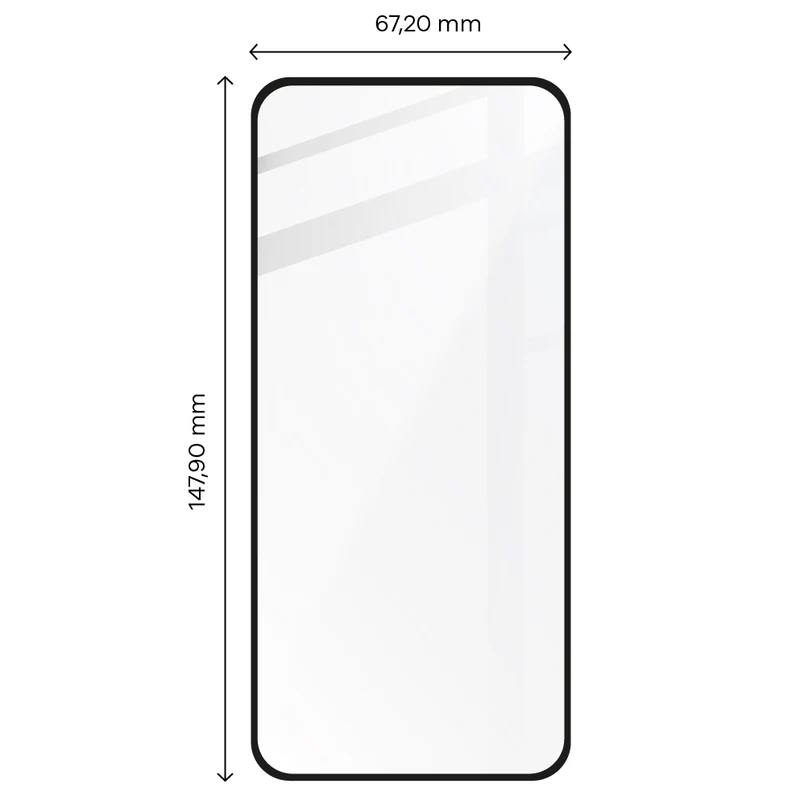 Gehärtetes Glas 3D - 2 Stück + Kameraschutz für Xiaomi 12 / Xiaomi 12X, Bizon Glass Edge Pack, Schwarz