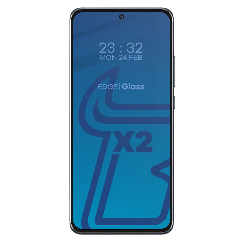 Gehärtetes Glas 3D - 2 Stück + Kameraschutz für Xiaomi 12 / Xiaomi 12X, Bizon Glass Edge Pack, Schwarz