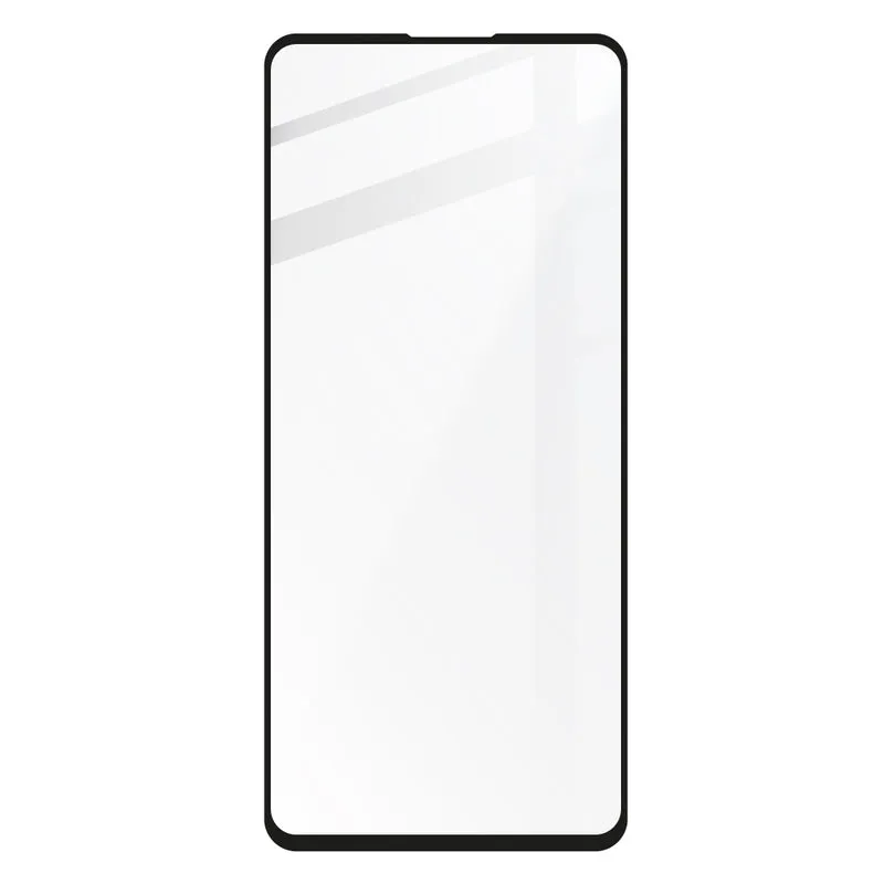 Gehärtetes Glas - 2 Stück + Kameraschutz für Galaxy A73, Bizon Glass Edge Pack, Schwarz