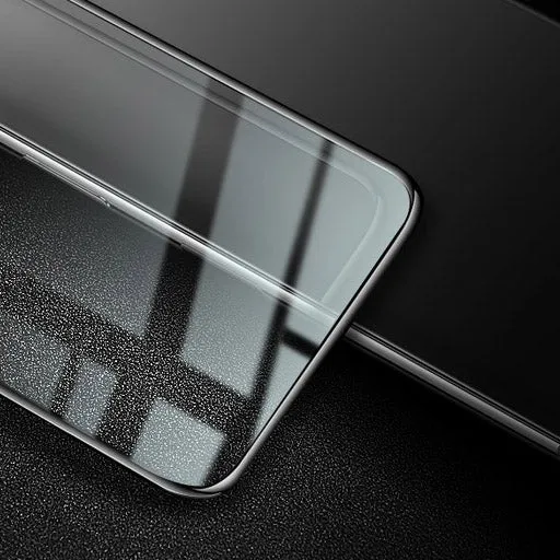 Gehärtetes Glas - 2 Stück + Kameraschutz für Galaxy A73, Bizon Glass Edge Pack, Schwarz