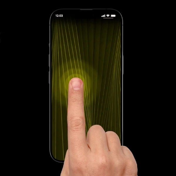 Gehärtetes Glas mit Applikator für iPhone 16 Plus / 15 Plus, Hammer Glass XPress Protect