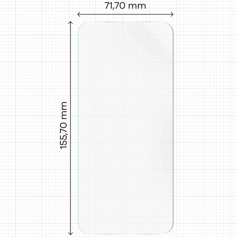 Hydrogel Folie für den Bildschirm für Honor Magic8 Pro, Bizon Film Hydrogel Front Duo, 2 Stück