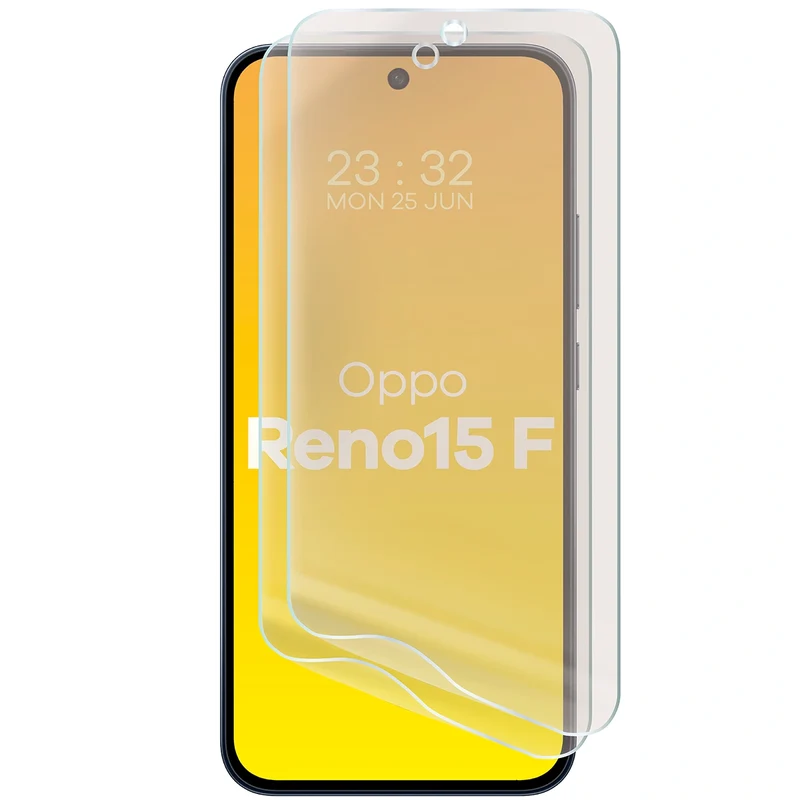 Matte Folie für Oppo Reno 15 F, Bizon Film Sun Duo, 2 Stück