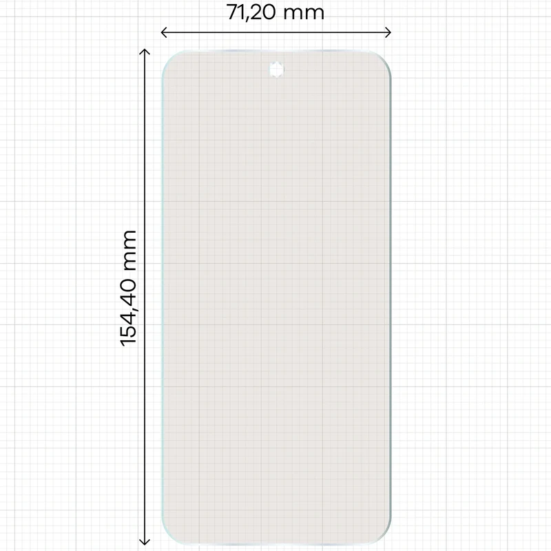 Matte Folie für Oppo Reno 15, Bizon Film Sun Duo, 2 Stück