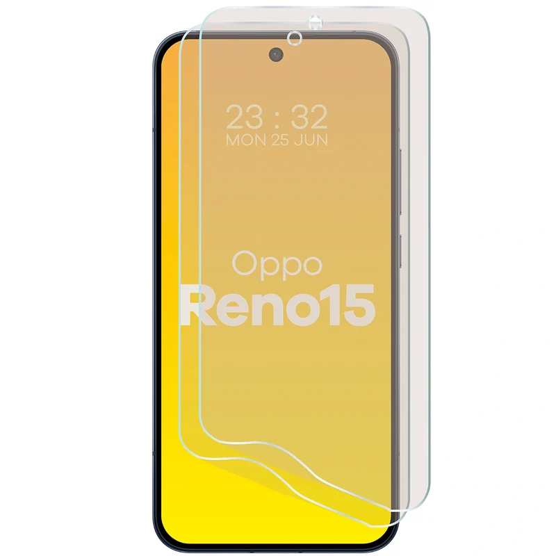 Matte Folie für Oppo Reno 15, Bizon Film Sun Duo, 2 Stück
