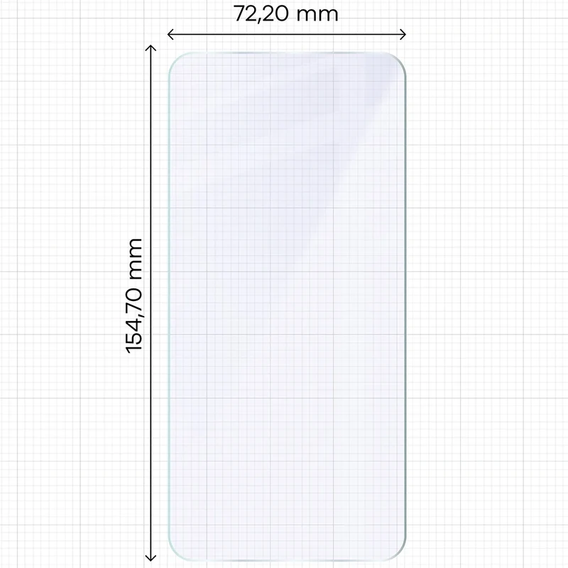 Flexibles Hybridglas für Galaxy S25 Edge, Bizon Hybrid Mule Duo, 2 Stück