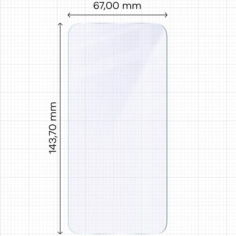 Flexibles Hybridglas für Galaxy S25, Bizon Hybrid Mule Duo, 2 Stück