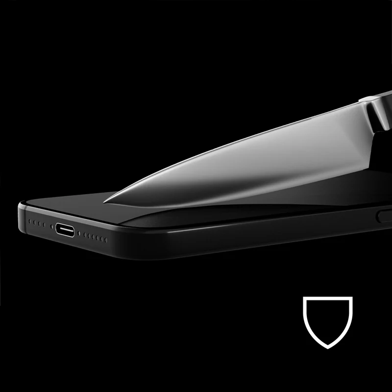Gehärtetes Glas mit Applikator für iPhone 14 Pro Max, Hammer Glass XPress Protect