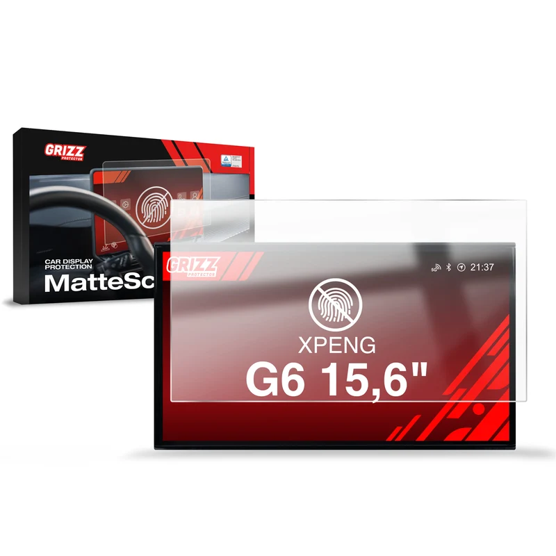Matte Autodisplayfolie für XPENG G6 15,6" (2025-2026), Grizz Protector