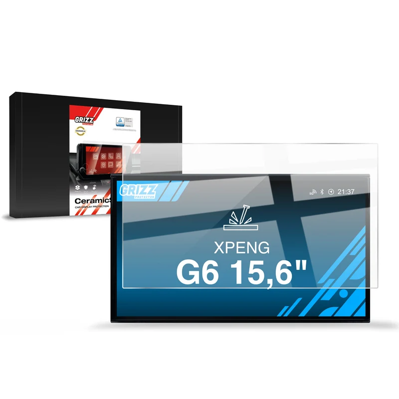 Keramische Autodisplayfolie für XPENG G6 15,6" (2025-2026), Grizz Protector