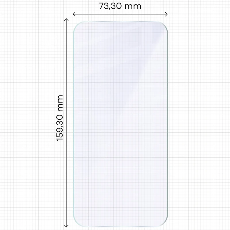 Flexibles Hybridglas für Realme GT 8 Pro, Bizon Hybrid Mule Duo, 2 Stück