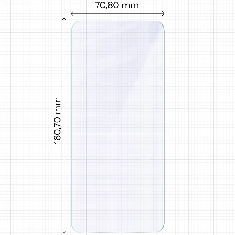 Flexibles Hybridglas für Oppo A5 5G, Bizon Hybrid Mule Duo, 2 Stück