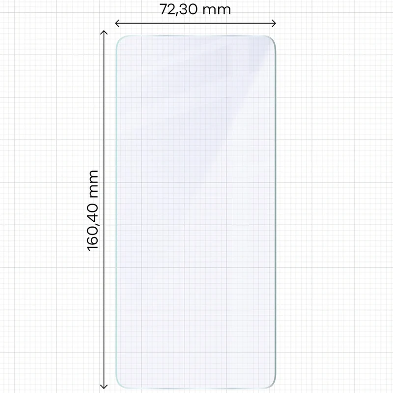 Flexibles Hybridglas für Nothing Phone (3a) Pro, Bizon Hybrid Mule Duo, 2 Stück