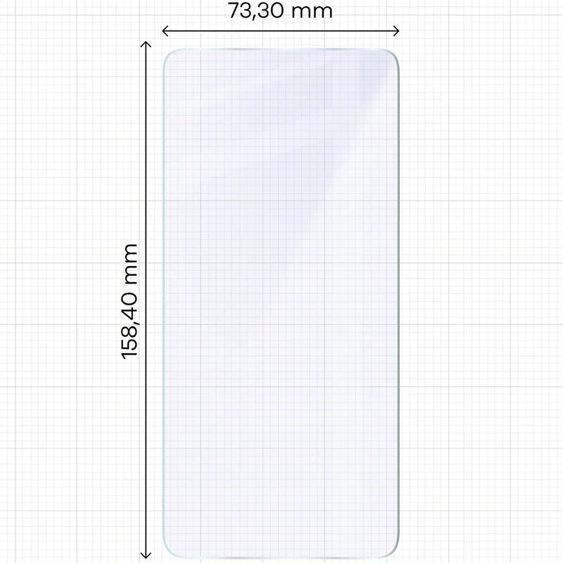 Flexibles Hybridglas für Nothing Phone (3a), Bizon Hybrid Mule Duo, 2 Stück