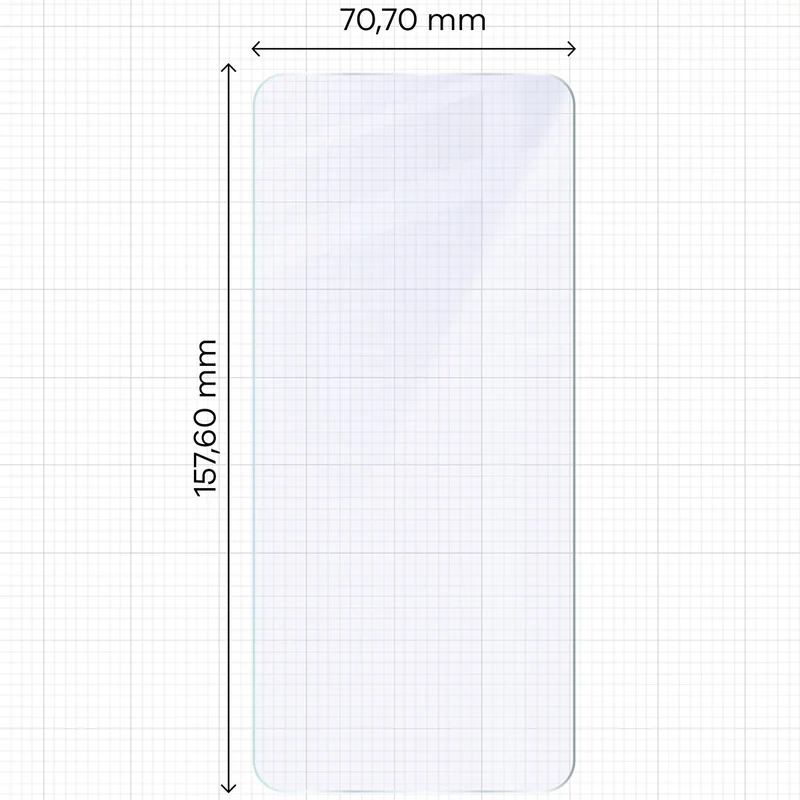 Flexibles Hybridglas für Nothing CMF Phone 2 Pro, Bizon Hybrid Mule Duo, 2 Stück