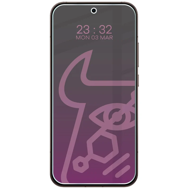 Hybridglas mit Privatschutzfilter für Oppo Reno 15 Pro, Bizon Hybrid Shadow, Matt