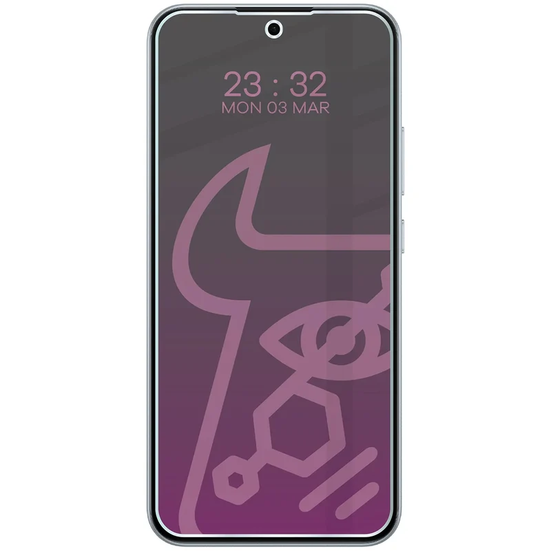 Hybridglas mit Privatschutzfilter für Oppo A6 Pro 5G, Bizon Hybrid Shadow, Matt