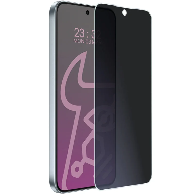 Hybridglas mit Privatschutzfilter für Oppo A6 Pro 5G, Bizon Hybrid Shadow, Matt