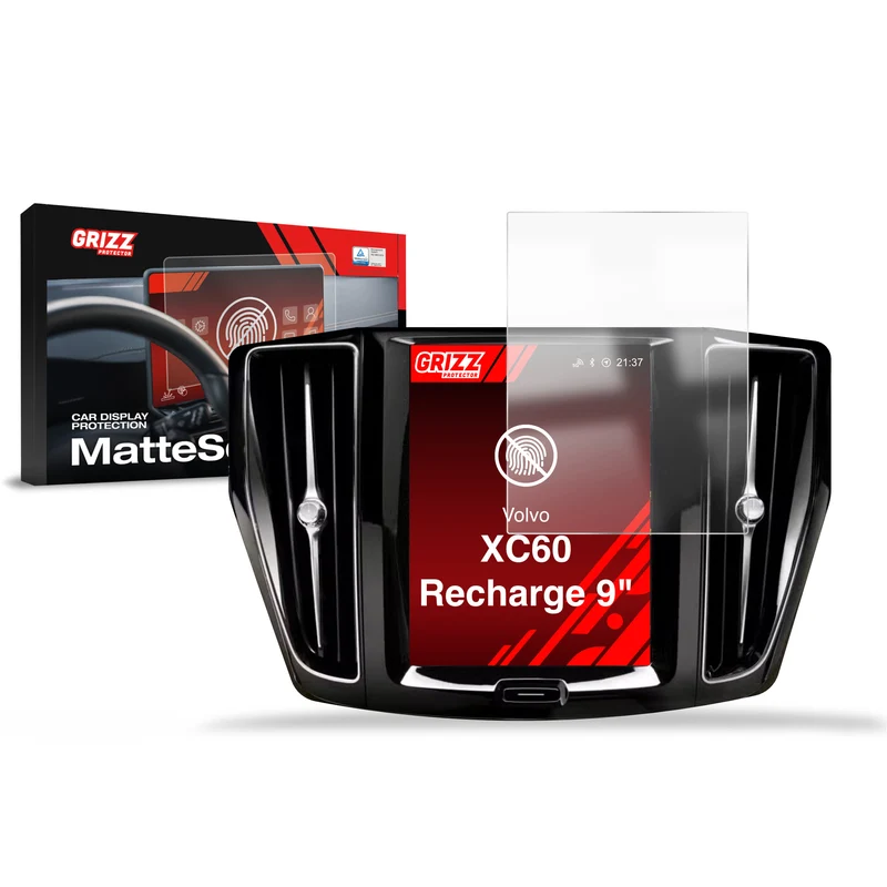 Matte Autodisplayfolie für Volvo XC60 Recharge (2020-2026), Grizz Protector