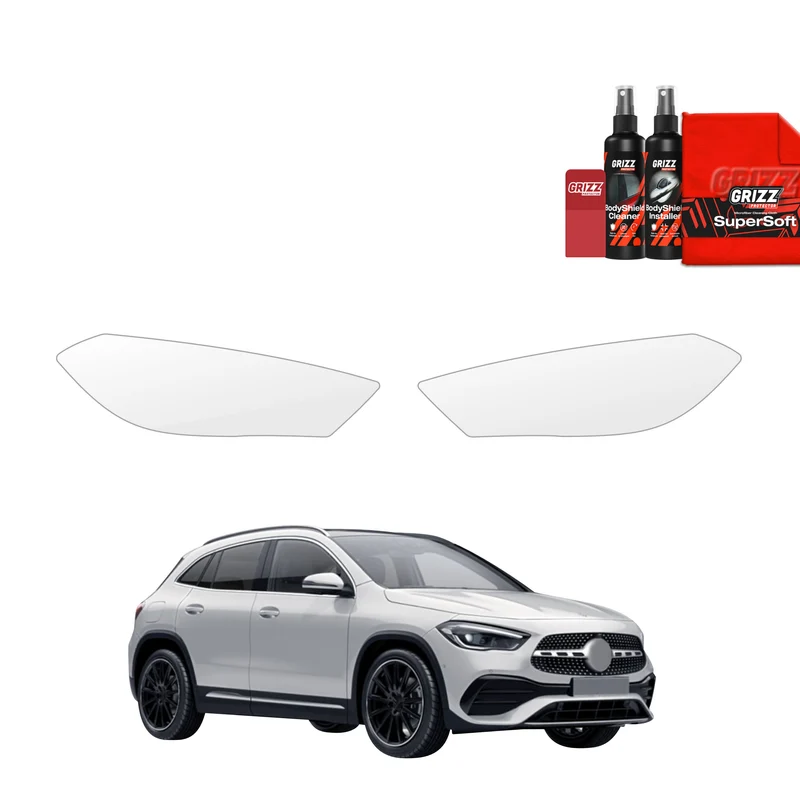 2in1 Schutzfolie Grizz Protector für Scheinwerfer - Mercedes GLA 200 (2020-2026)