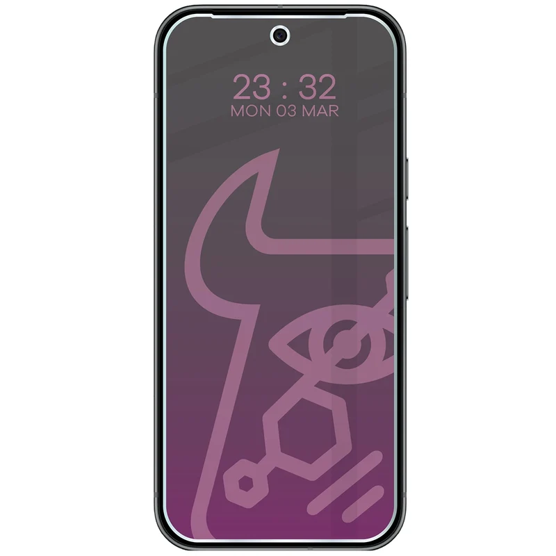 Hybridglas mit Privatschutzfilter für Google Pixel 10, Bizon Hybrid Shadow, Matt