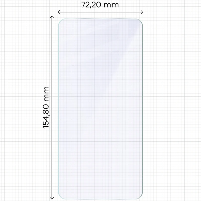 Flexibles Hybridglas für Galaxy S26 Plus, Bizon Hybrid Mule