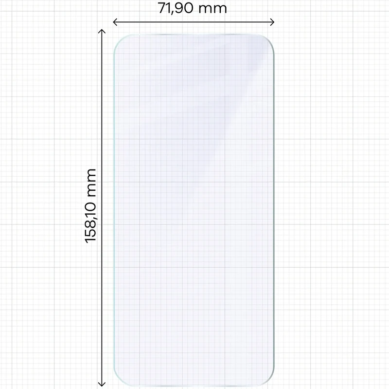 Flexibles Hybridglas für Google Pixel 10 Pro XL, Bizon Hybrid Mule Duo, 2 Stück