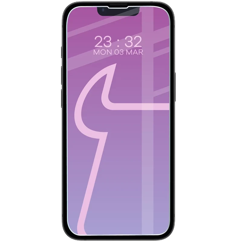 Flexibles Hybridglas für iPhone 17e / 16e, Bizon Hybrid Mule Duo, 2 Stück