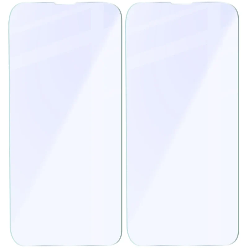 Flexibles Hybridglas für iPhone 17e / 16e, Bizon Hybrid Mule Duo, 2 Stück
