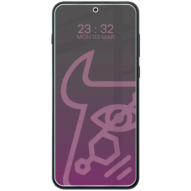 Hybridglas mit Privatschutzfilter für OnePlus 15R, Bizon Hybrid Shadow, Matt