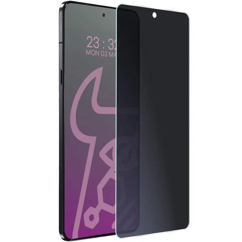 Hybridglas mit Privatschutzfilter für Motorola Signature, Bizon Hybrid Shadow, Matt