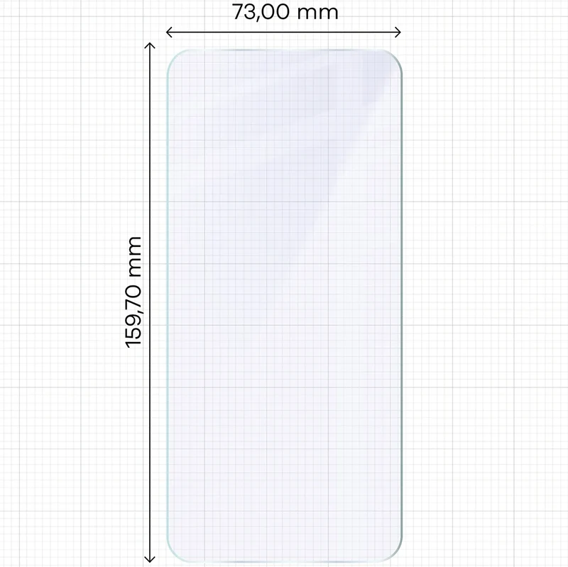 Flexibles Hybridglas für OnePlus Nord 5, Bizon Hybrid Mule Duo, 2 Stück