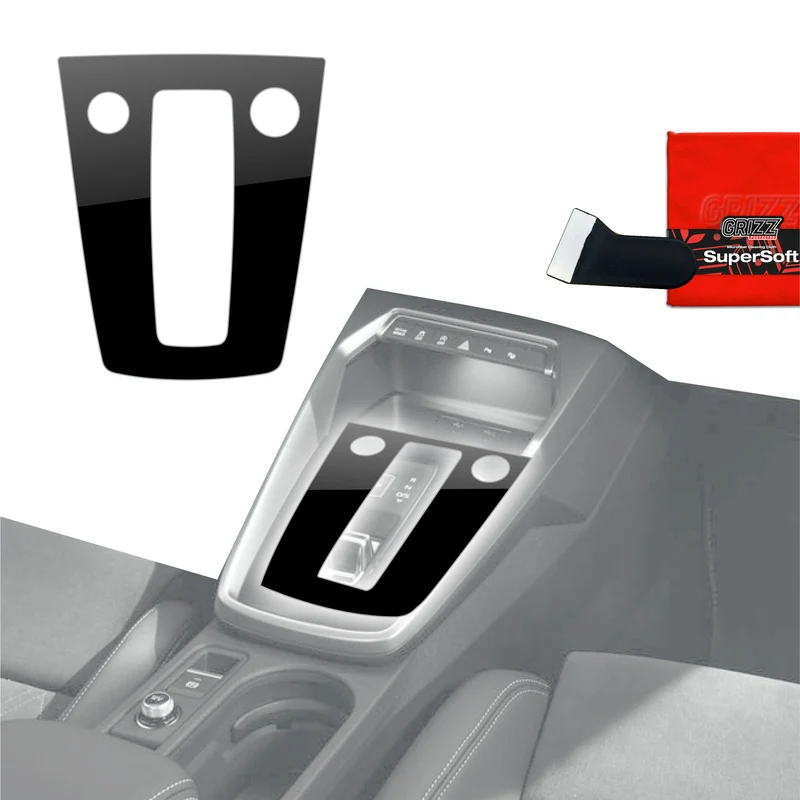Schutzfolien Grizz Protector für Mittelkonsole - Audi S3 8Y (2020-2025) Schwarz Glanz