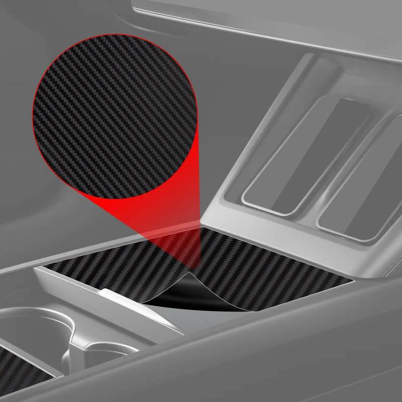 Schutzfolien Grizz Protector für Mittelkonsole - Ford S-Max MK2 (2015-2023) Carbon Optik Matt Antifingerprint