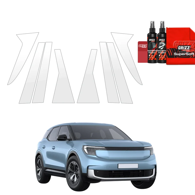 8in1 Schutzfolie Grizz Protector für B-C-Säule - Ford Explorer EV (2024-2026)