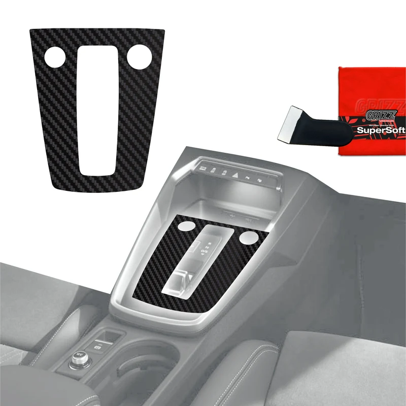 Schutzfolien Grizz Protector für Mittelkonsole - Audi RS3 8Y (2020-2024) Carbon Optik Matt Antifingerprint
